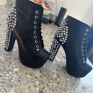 COPY - Jeffrey Campbell spiked lita boots